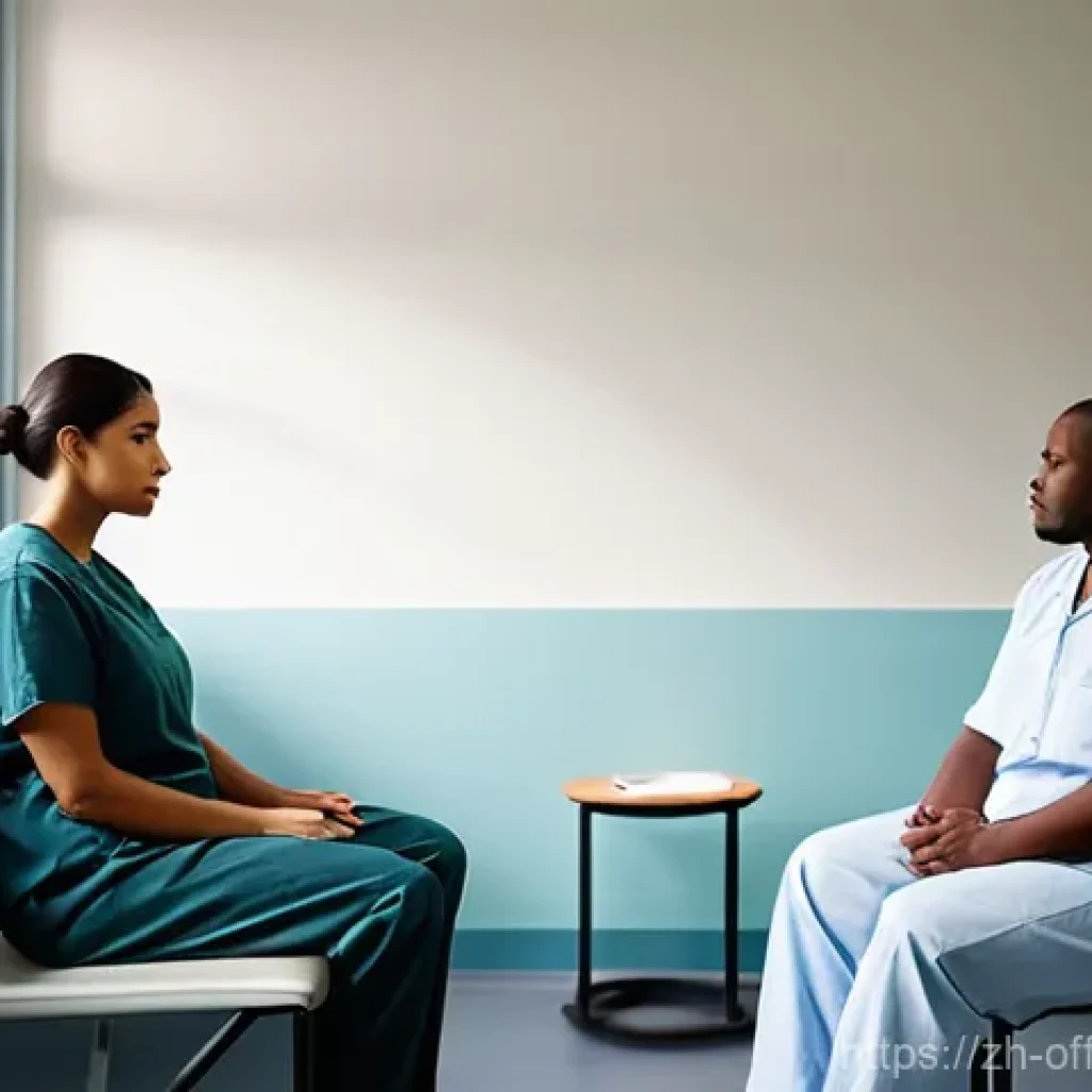 교도소 내 범죄 예방 프로그램 - **Prompt 1: Serene Individual Therapy Session**
    "A calm and hopeful atmosphere inside a modern p...